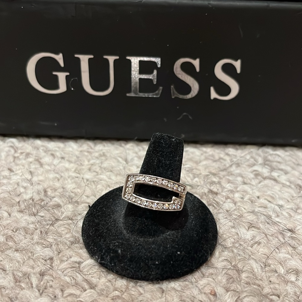 GUESS GC STERLING SILVER 925 RING "G"